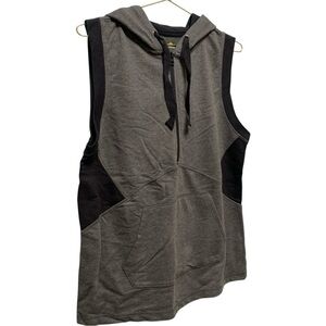 5for20 Xersion gray & black zip up hoodie vest